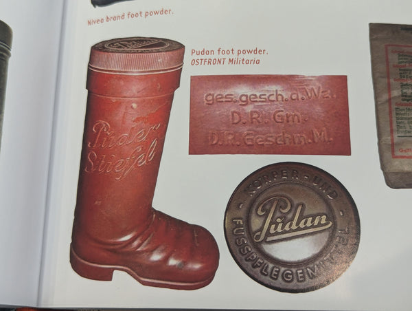 Puder Stiefel Bakelite Boot Powder Container Pudan