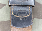 1941 De-Nazified Steel Luftwaffe Belt Buckle