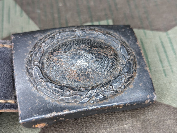 1941 De-Nazified Steel Luftwaffe Belt Buckle