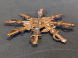 Celluloid Army Eagle and Sword Sweetheart Pin