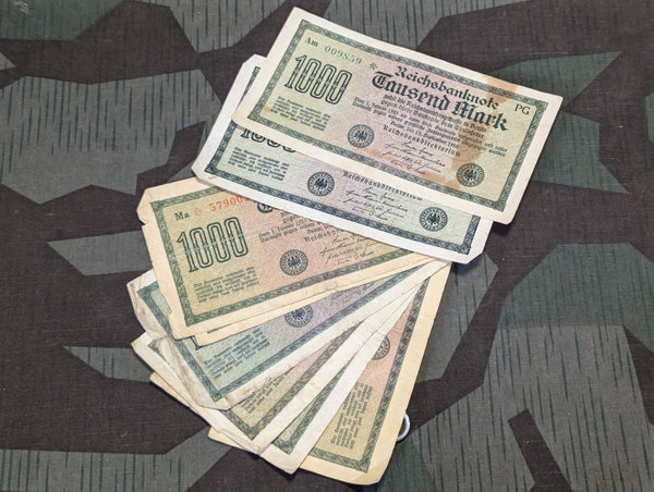 Reichsbanknote 1000 Marks (1920s Inflation Money)