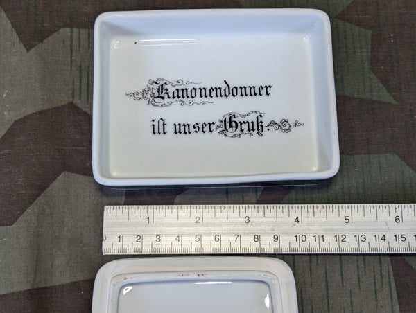 Reproduction Bavarian Artillery Soldier's Porcelain Keepsake Box