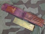Leather Pencil Case and Drawing Scale