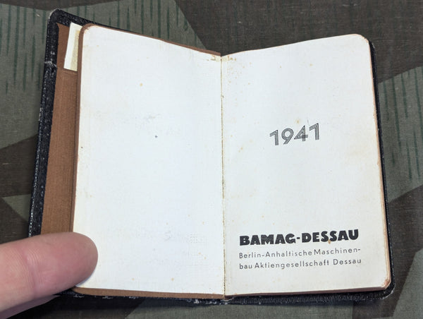 1941 Pocket Calendar Bamag-Dessau