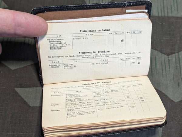 1941 Pocket Calendar Bamag-Dessau