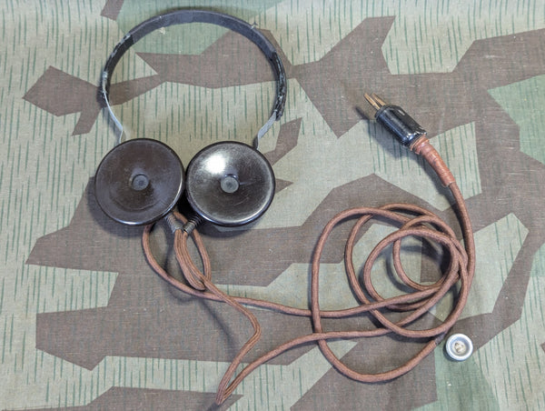 Dfh.a. 1944 German Field Radio Headset