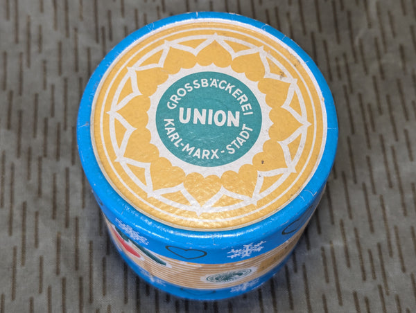 1968 East German Lebkuchen Container Karl Marx Stadt