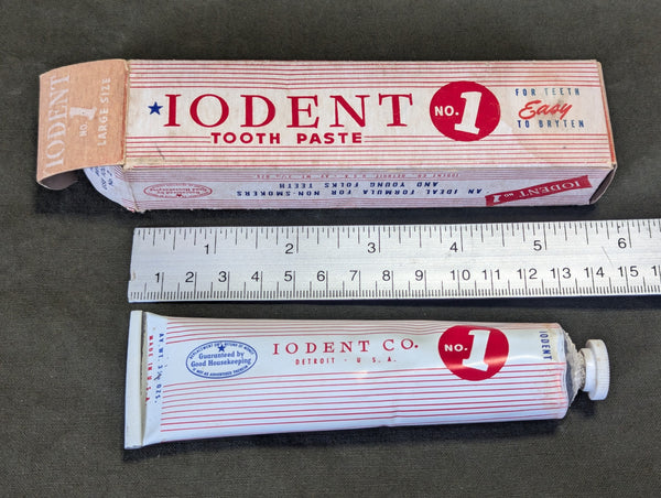 Iodent Toothpaste Full in Box