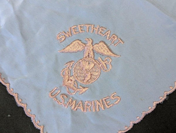 US Marines Sweetheart Hankie