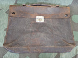 Pre-War German Roll-Up Briefcase w/ Key