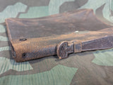 Pre-War German Roll-Up Briefcase w/ Key