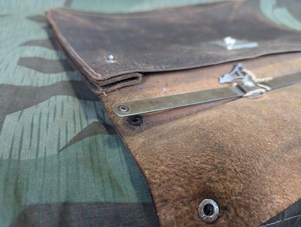 Pre-War German Roll-Up Briefcase w/ Key
