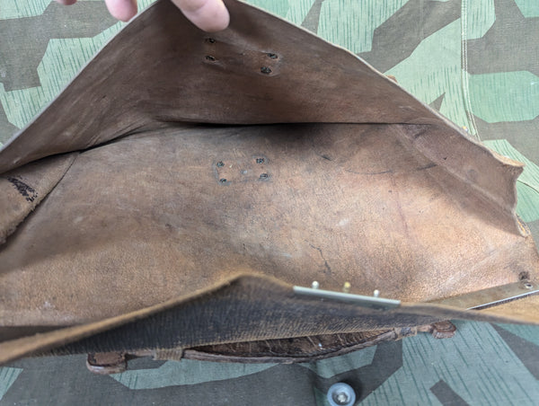 Pre-War German Roll-Up Briefcase w/ Key