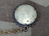German Soldier Sweetheart Photo Necklace