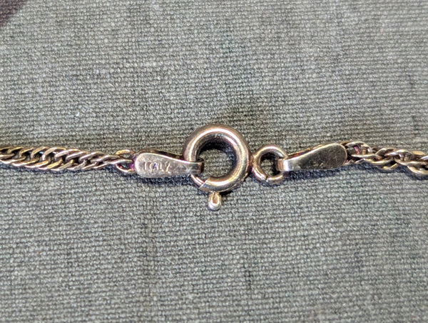 German Soldier Sweetheart Photo Necklace