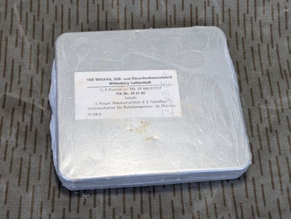 East German Rations Kekskomprimat in Tin Unopened