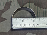EM Handarbeit Neusilber Cuff Bracelet
