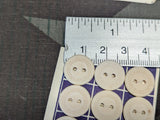 Original 14mm Paper Buttons on Card