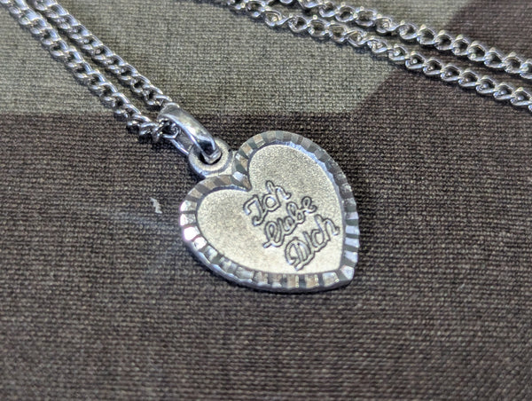 Ich Liebe Dich Necklace