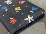 German Flower Pocket Comb and Mirror Set