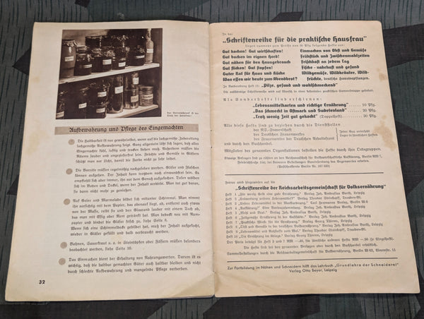 Deutschen Frauenwerk Canning Book