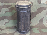 Black Painted Gas Mask Can