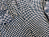 German Civilian Shirt Green and White Check 44" Chest