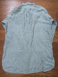 German Civilian Shirt Green and White Check 44" Chest