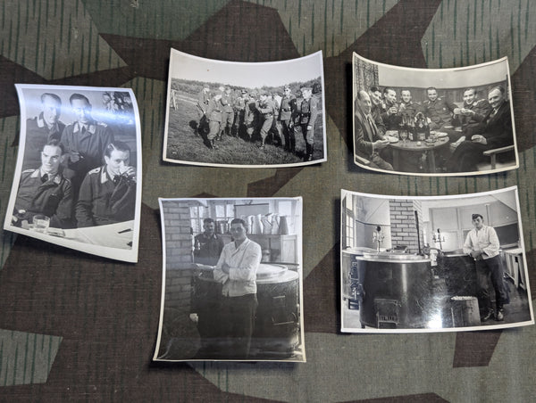 Lot of 5 Luftwaffe Pictures Kitchen and Drinking