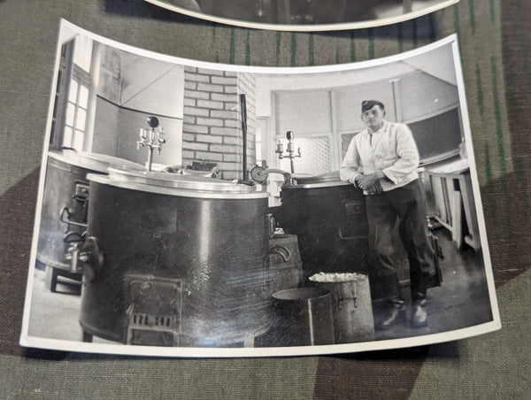 Lot of 5 Luftwaffe Pictures Kitchen and Drinking