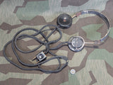 German Civilian Type Headset AS-IS WORKING