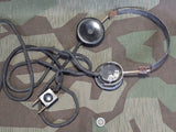German Civilian Type Headset AS-IS WORKING