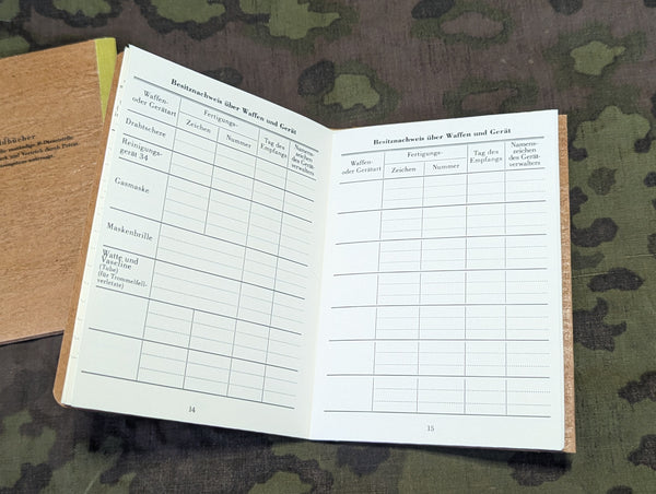 SS Soldbuch Late War (with Space for Photo)