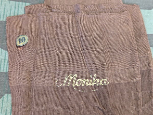 Vintage German Monika Seamed Stockings Size 10