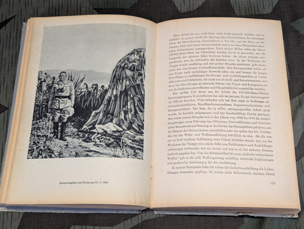 1943 Book About Fallschirmjäger General Ramcke AS-IS
