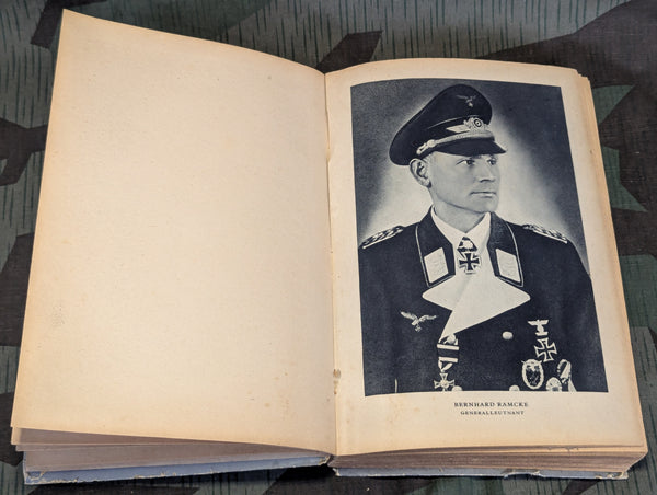 1943 Book About Fallschirmjäger General Ramcke AS-IS