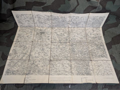 XIX 2 K.S. Armeekorps 1907 Fall Training Map Leipzig