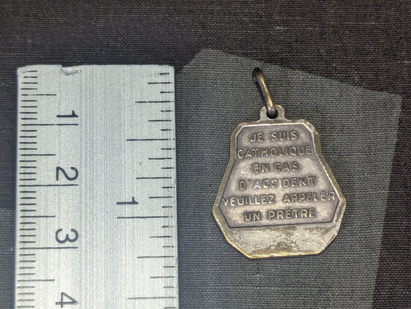 French Catholic Saint Christopher Charm