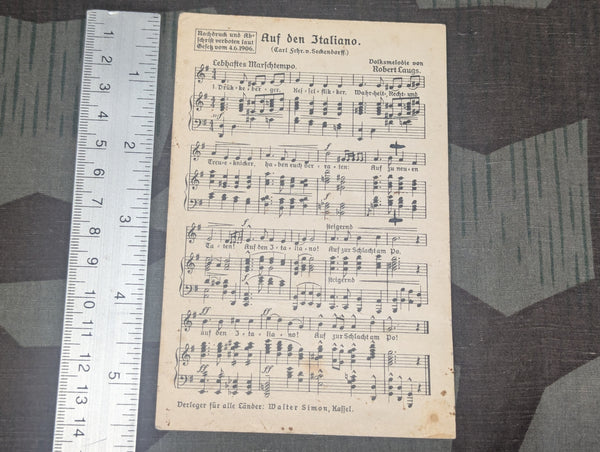 1906 German Song Postcard