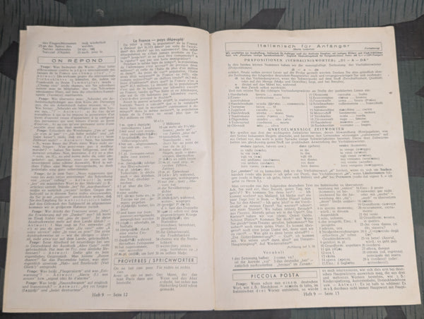 Paustians Lustige Sprachzeitschrift Funny Language Magazine Heft 9 March 1941