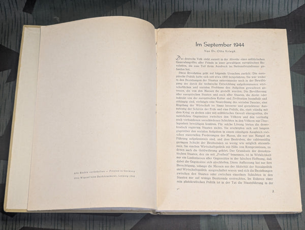 1944 Neuer Deutscher Jugendfreund Book