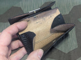 German Black Wallet with Coin Purse NOS
