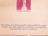 Pocket History of The United States Book 1942 Overseas Edition Anti-Axis