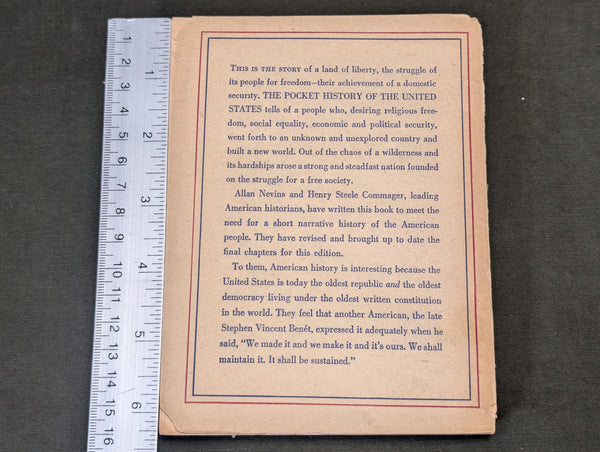 Pocket History of The United States Book 1942 Overseas Edition Anti-Axis