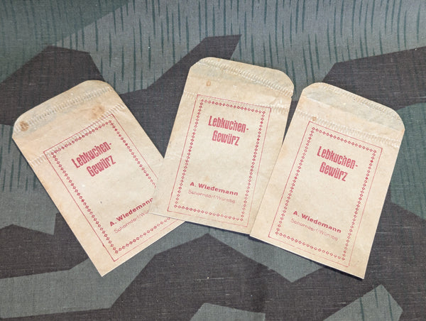 Lebkuchen Gewurz 3 Paper Envelopes Empty