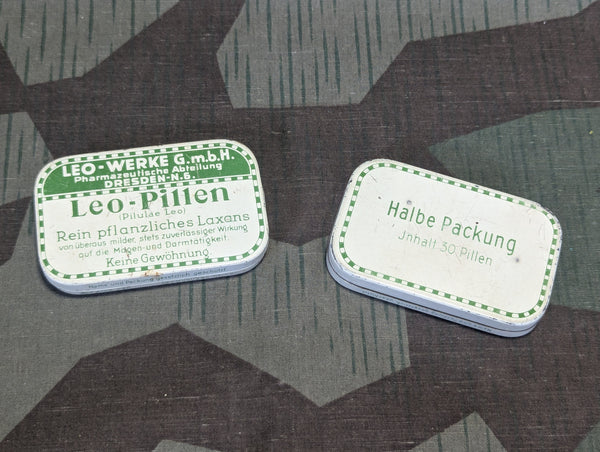 Leo-Werke Laxative Pill Tin Halbe Packung