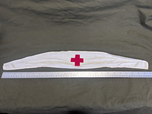 Red Cross Armband or Hat Band