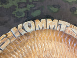 SS Wood Bread Plate Heil Dem Gast Der Zu Uns Kommt