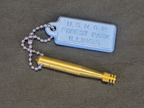 Torpedo Keychain Pendent USNOP Forest Park, IL