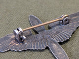 Army Air Corps Puffy Heart Sweetheart Pin Sterling